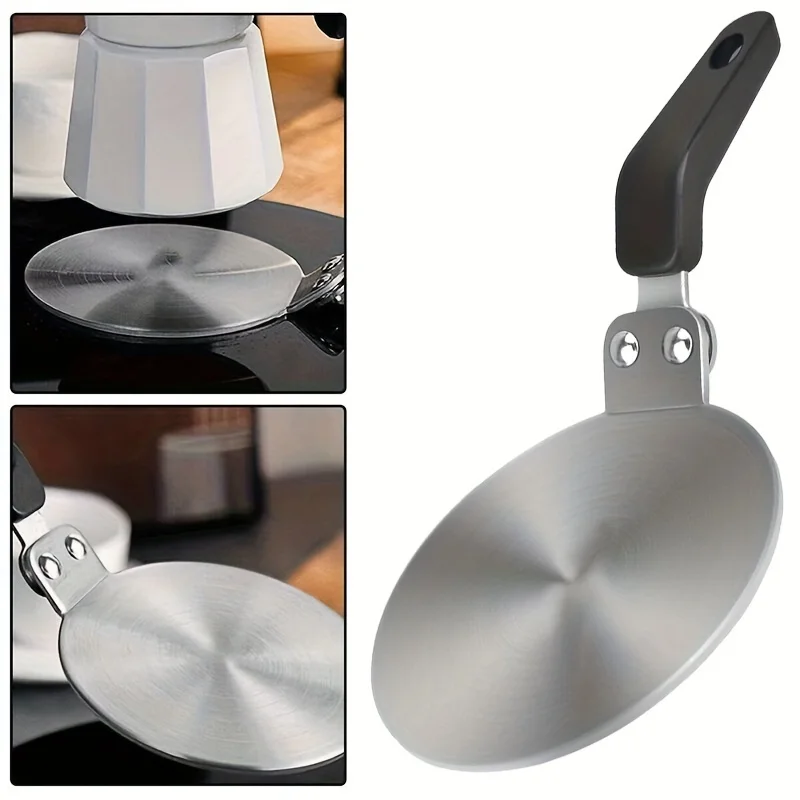 Adequado para panela de indução Bialetti Moka adaptador de disco de difusão quente máquina de café