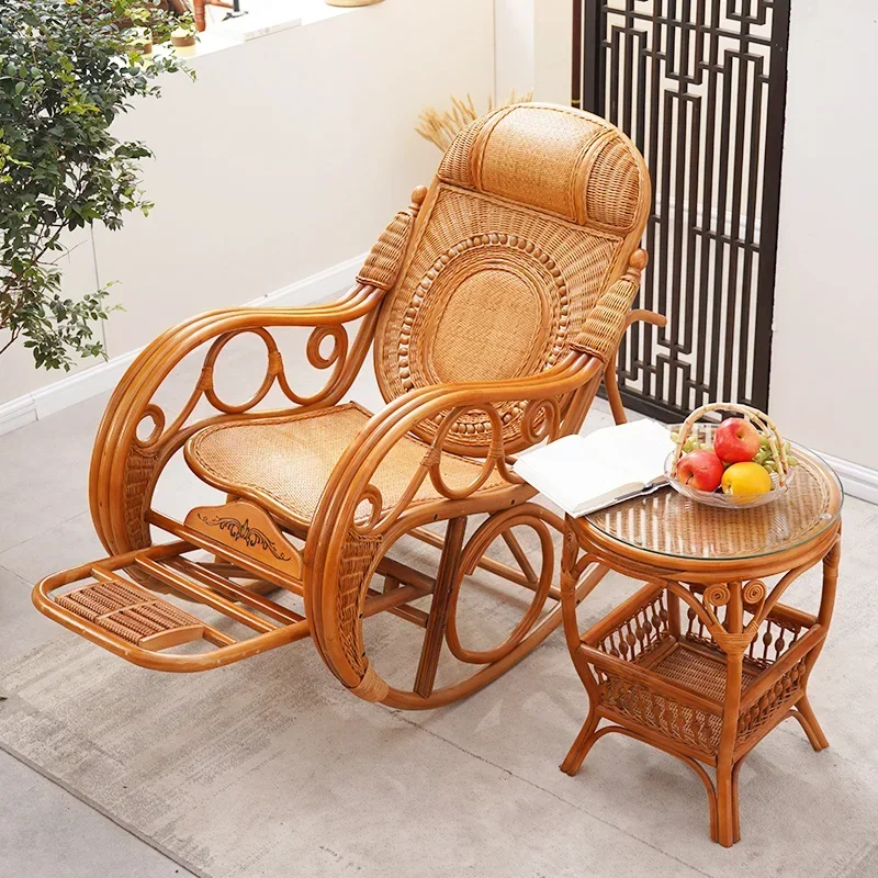 Rocking Chair Reclining Chair Adult Sleeping Adult Reclining Chair, Sofa Single Balcony