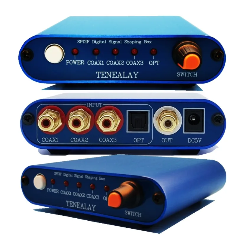 

Tianlai Audio CD Коаксиальный оптический SPDIF Очистка сигнала Формирование Буферный цифровой фильтрующий эффект Немедленный