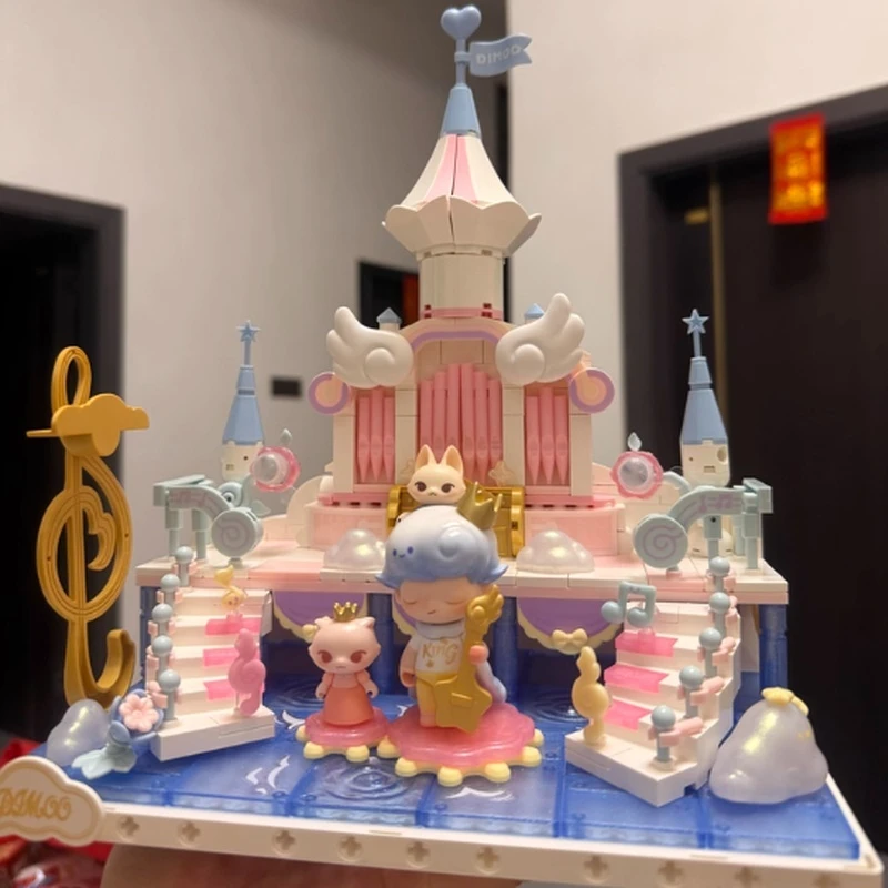 

Genuine Popmart Dimoo Dream Symphony Series Blind Box Trendy Collectible Desktop Decor Mystery Box Girl Customized Birthday Gift