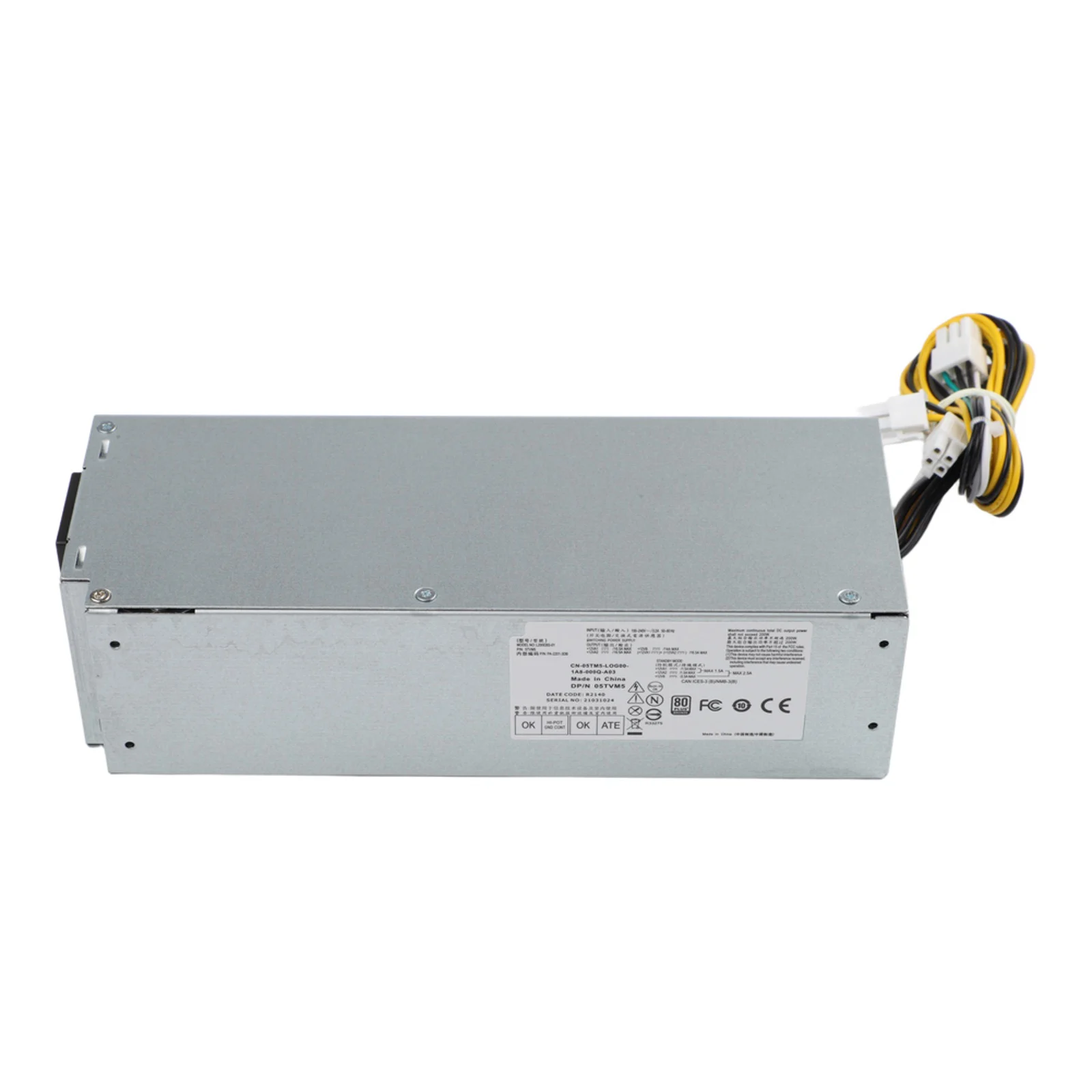 200W For Dell-Compatible Power Supply L200EBS-01 for Optiplex 7060 3080 5080 7080 3060 5060 7050 3050 3050M 5050 Systems