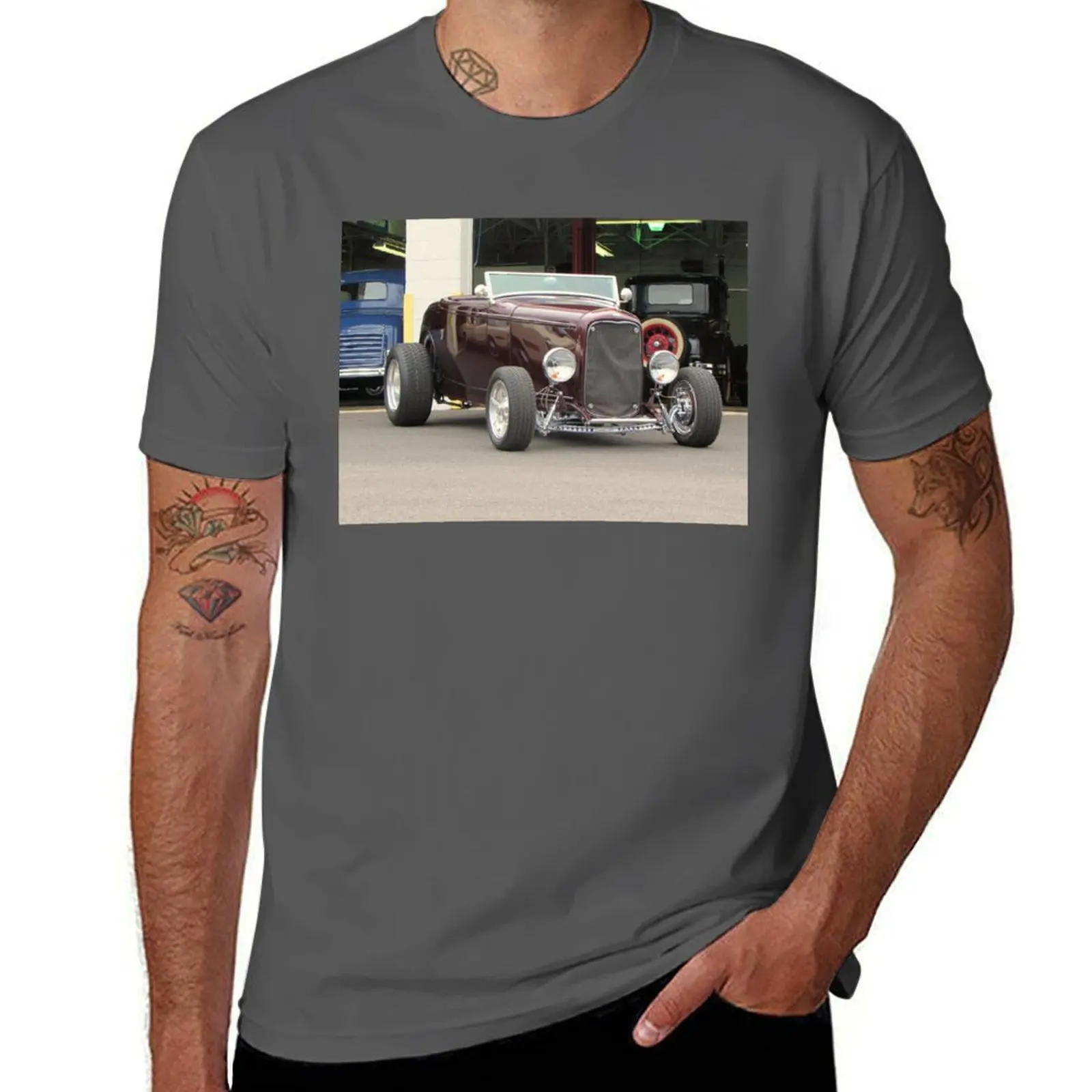 

1932 FORD DEUCE ROADSTER HOTROD T-Shirt graphic tee shirt funny meme t-shirts topping mens fashion