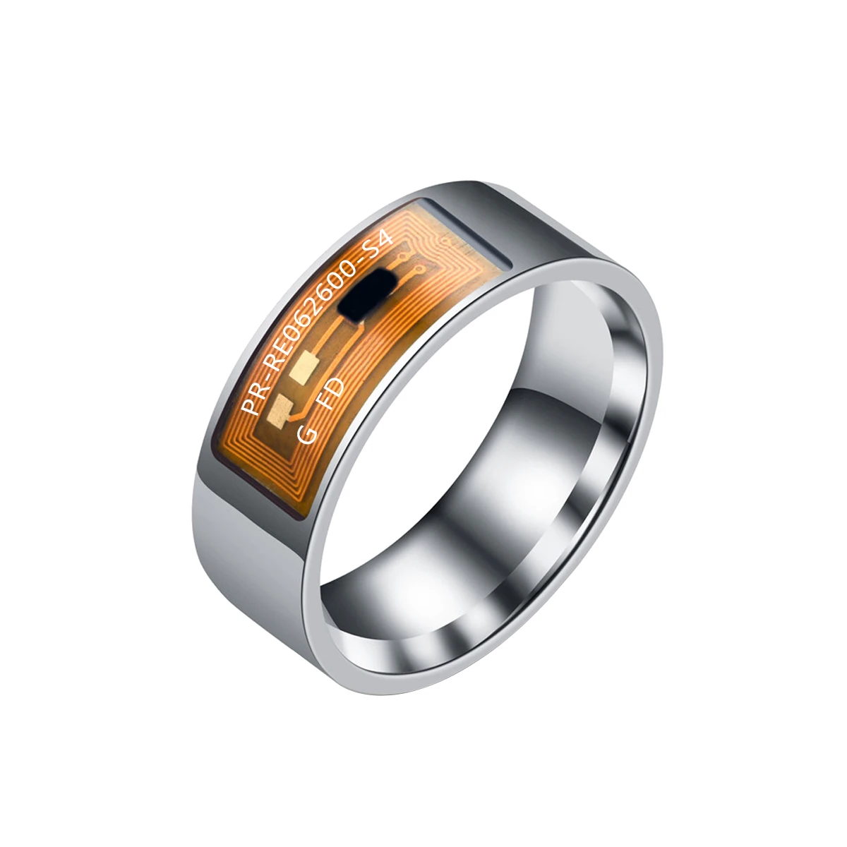 

8mm Tag Smart Ring Wearable Smart Rings Finger Digital Ring for Phone with Functions - Transparent(#7)