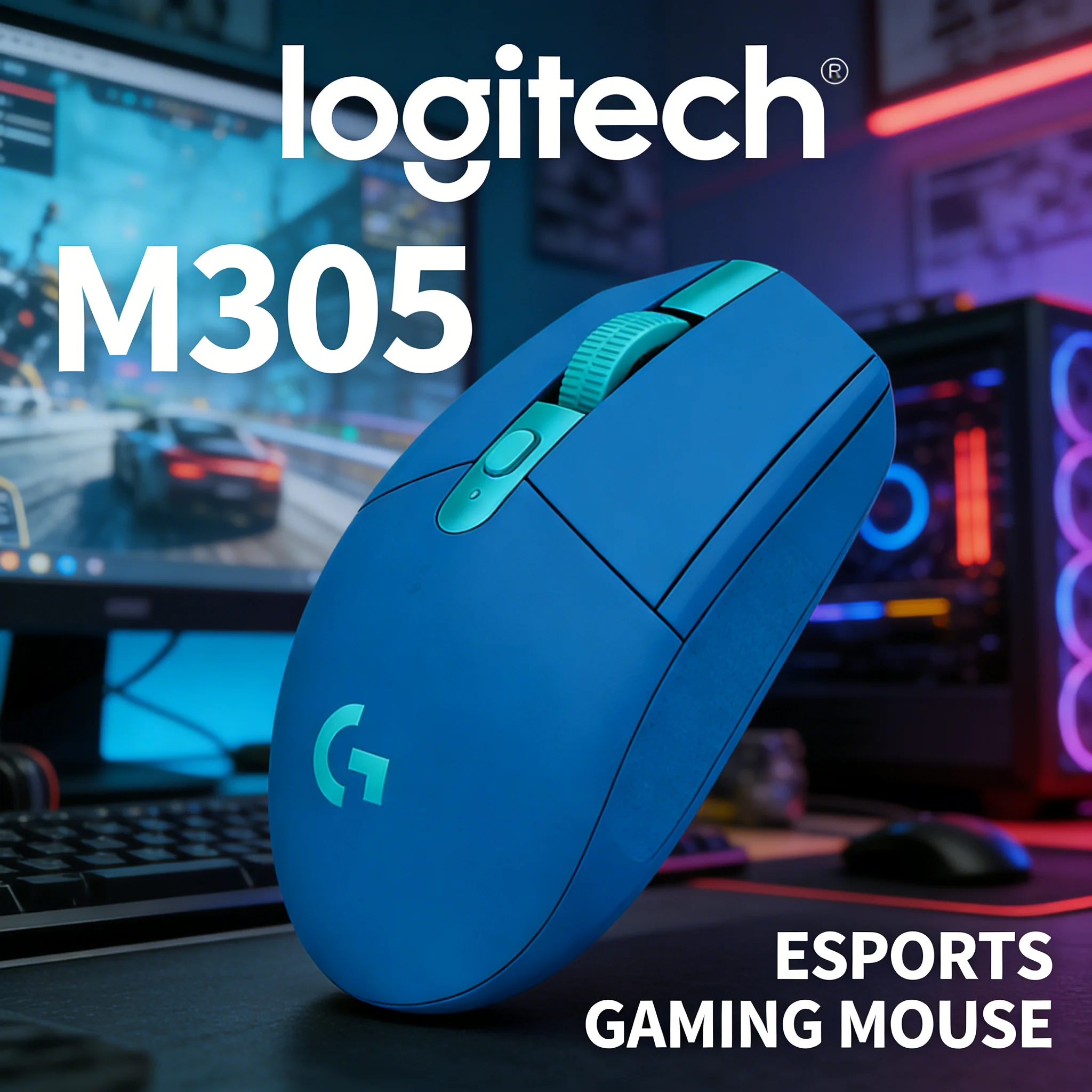 

Беспроводная игровая мышь Logitech G305 LIGHTSPEED с сенсором HERO 12000 DPI, 6 программируемыми кнопками и временем работы до 250 часов для ПК и Mac