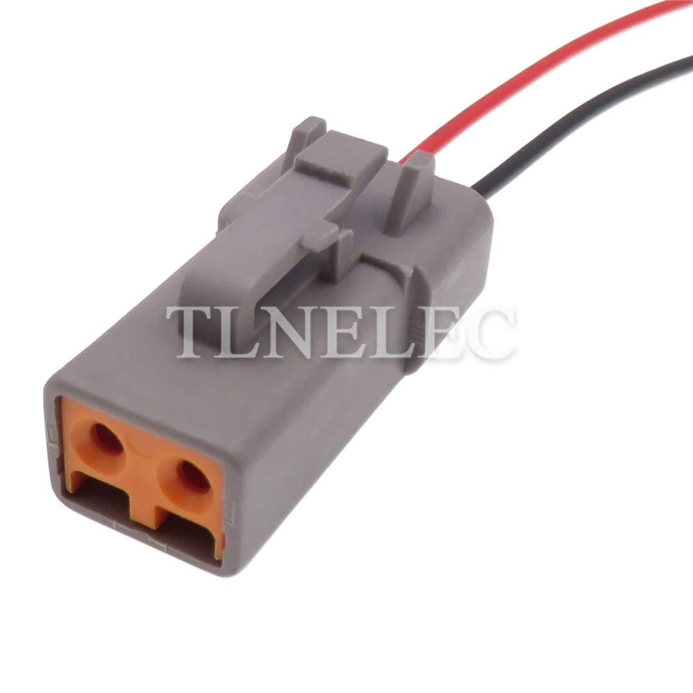 2 Pin Way Automobile Wire Cable Sockets Car High Current Sealed Connector with Wires DTP06-2S DTP04-2P