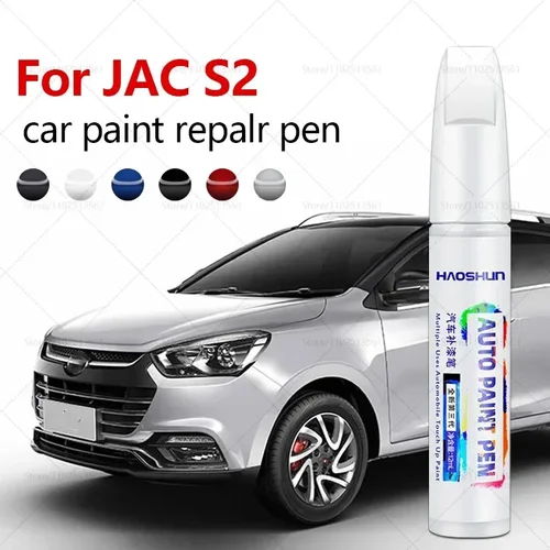 Para JAC S2 2015-2020 S2 bolígrafo de reparación de pintura removedor de arañazos DIY accesorios para automóviles negro blanco naranja plata marrón verde rojo