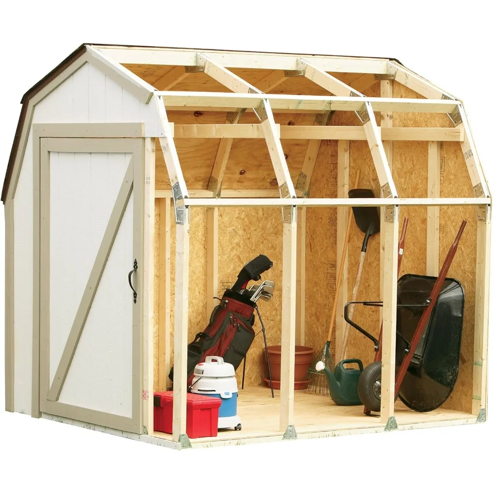 2x4 Garden Building 2 X 4 Custom Barn Outdoor Garden Shed 2x4 Shed Kit With Peak Roof Tools Buildings