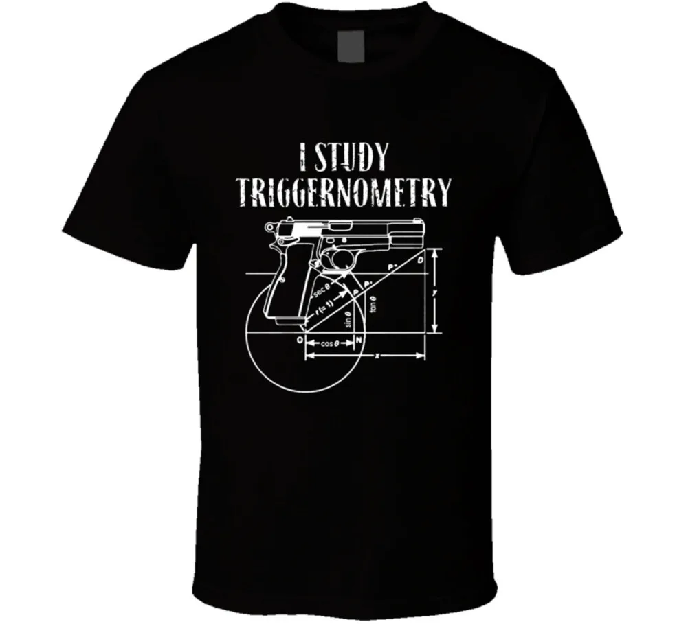 Забавная футболка I Study Triggernometry