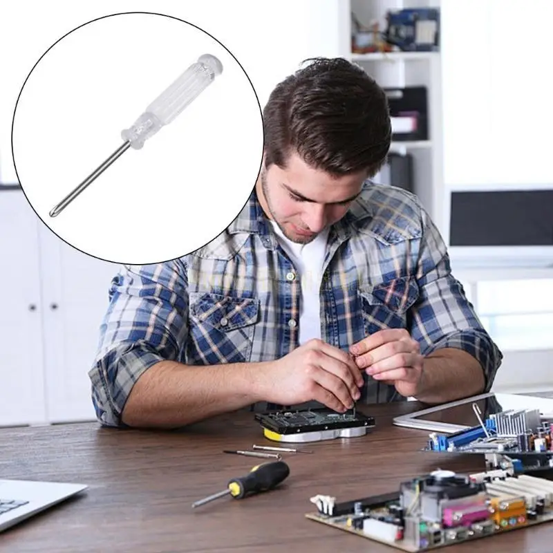 57QF Mini trong suốt chéo tuốc nơ vít có rãnh trục vít nhỏ