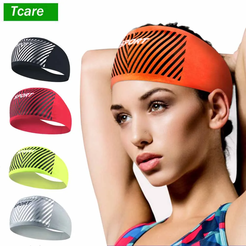 Tcare 1Pcs Unisex Headband Sports Headband for Working Out Running Crossfit Dominating Competition-Performance Stretch Moisture