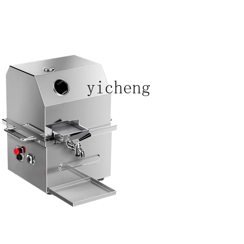 TQH Sugarcane Juicer Commercial Fully Automatic Desktop Battery Sugarcane Machine Stainless Steel Small Stall Sugarcane Machine