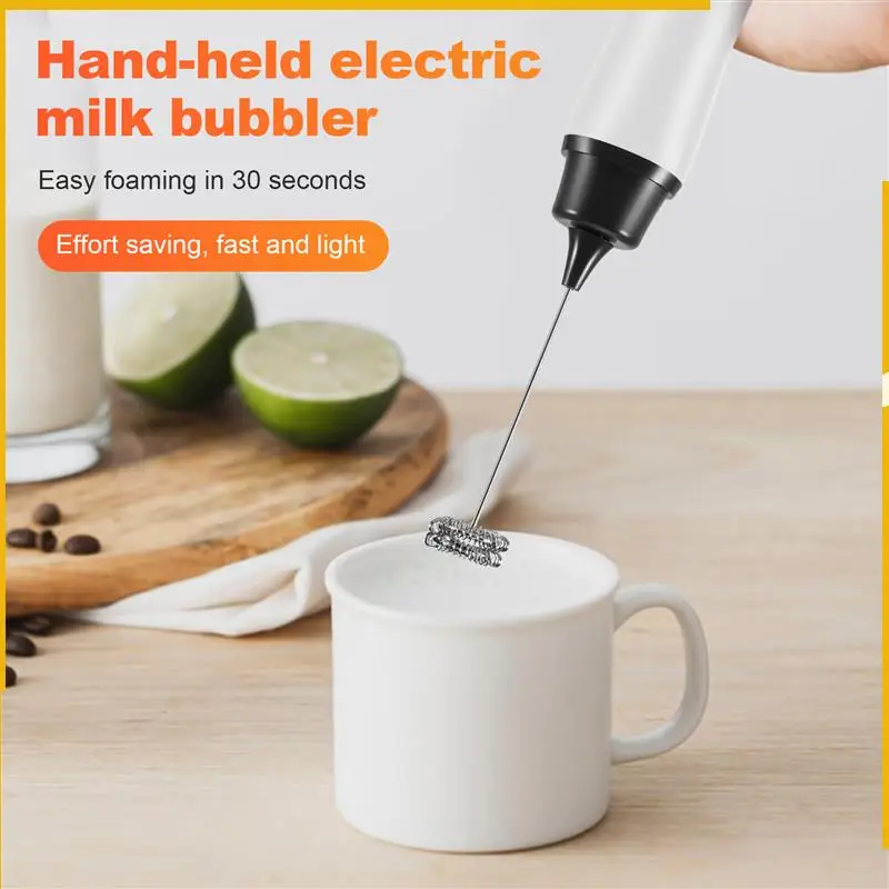 A92p handheld misturador de café elétrico espuma automática leite bebida foamer creme batedor cozinhar agitador batedor ovo com capa