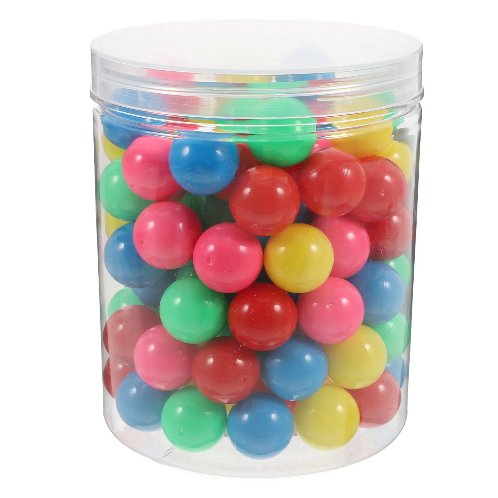 

100pcs Hollow Plastic Counting Balls 20Mm Math Probability Teaching Tool Colorful Shooter Marbles For Marble Run Chinese