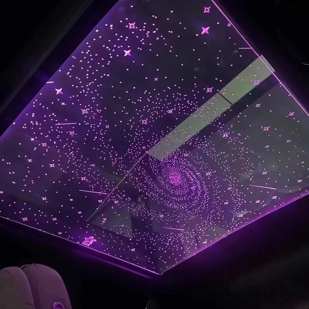 

daNew High Quality Romantic Automotive Sunroof Starry Sky Film Panoramic Sunroof Starry Sky Light for Car