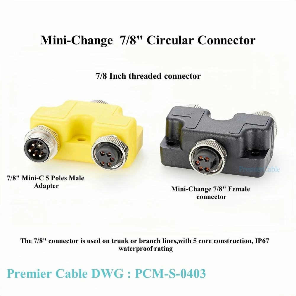 Mini-Change Y Splitter, 7/8 \