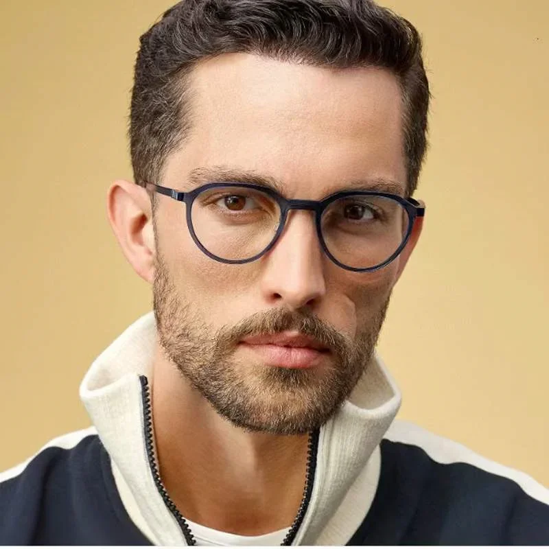 جديد بدون مسامير التيتانيوم الدنمارك النظارات 1046 خفيفة للغاية Gafas الرجال الإطار وصفة طبية نظارات نسائية قصر النظر نظارات Oculos de