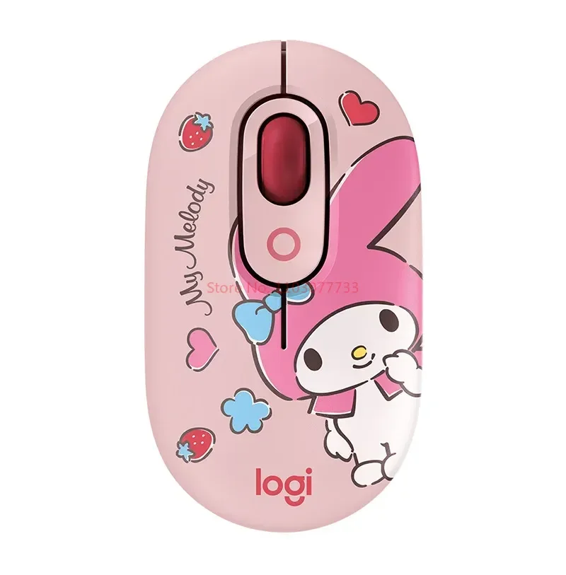 Imagem -05 - Logitech-conjunto de Combos de Teclado e Mouse Bluetooth Sanrio Mouse Pop Melody Bonito para Tablet Android Casa Escritório K380 my Melody