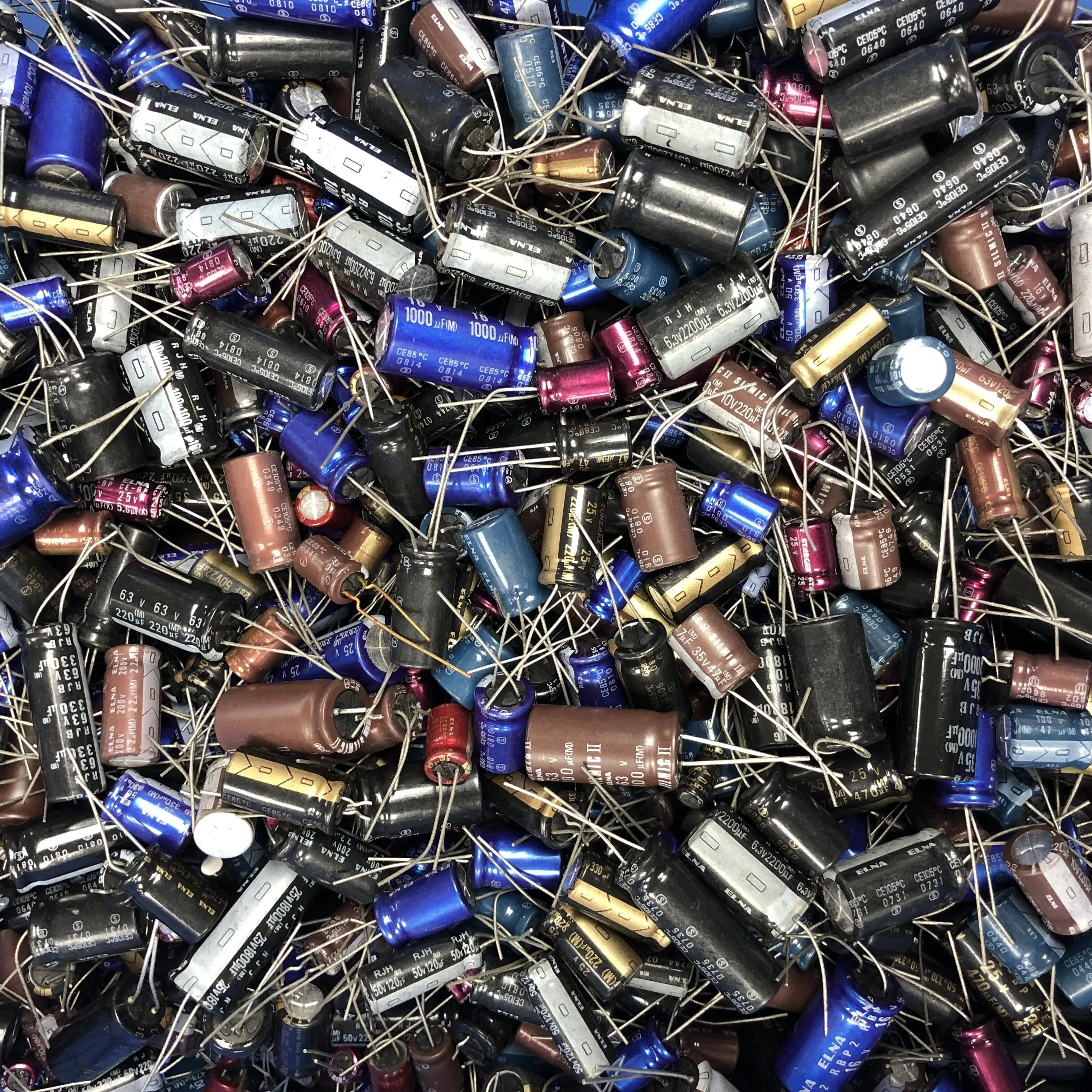 Condensateur Audio mixte ELNA SILMIC/STARGET/CERAFINE/TONEREX/RE3/RJH/RJJ/RBP2/200/RJ3/RJ4/R3A/RC2, gramme/lot, CE-BP