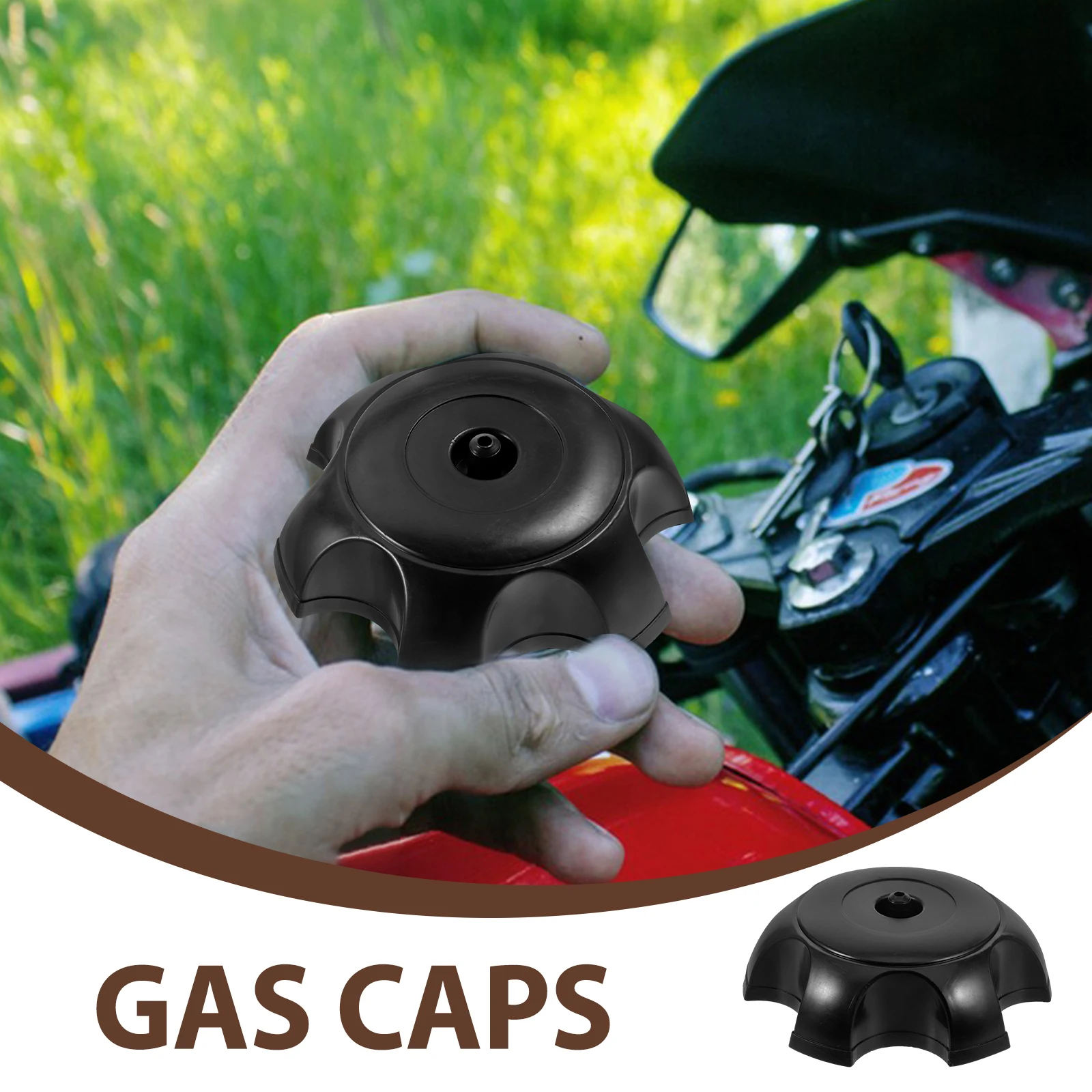 

Atv Fuel Tank Nylon Replacement Universal Oil Gas Cover For Motorcycle Off-Road Vehicles Lockable Black Durable Cap Replacement