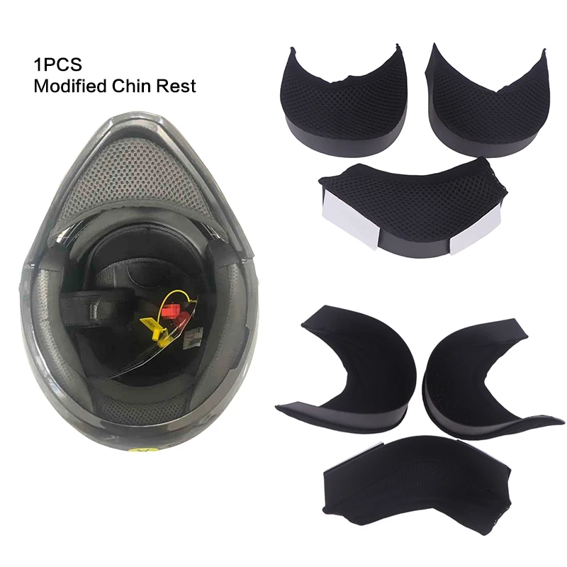 

Safety Helmet Chin Rest Windshield Cloth Noise-reducing Flip-up/Full/Scorpion Motorcycle Universal Accessories