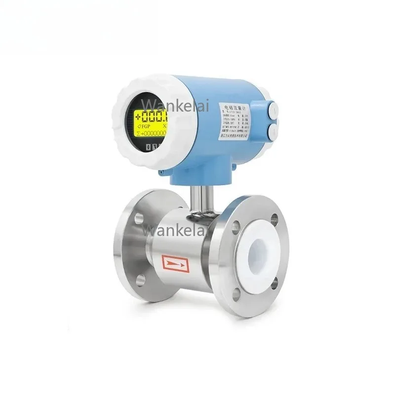 

LEFOO PTFE подкладка DN10-300 Расходомер воды 4-20 мА Выход IP65 Электрорасходомер для промышленного измерения