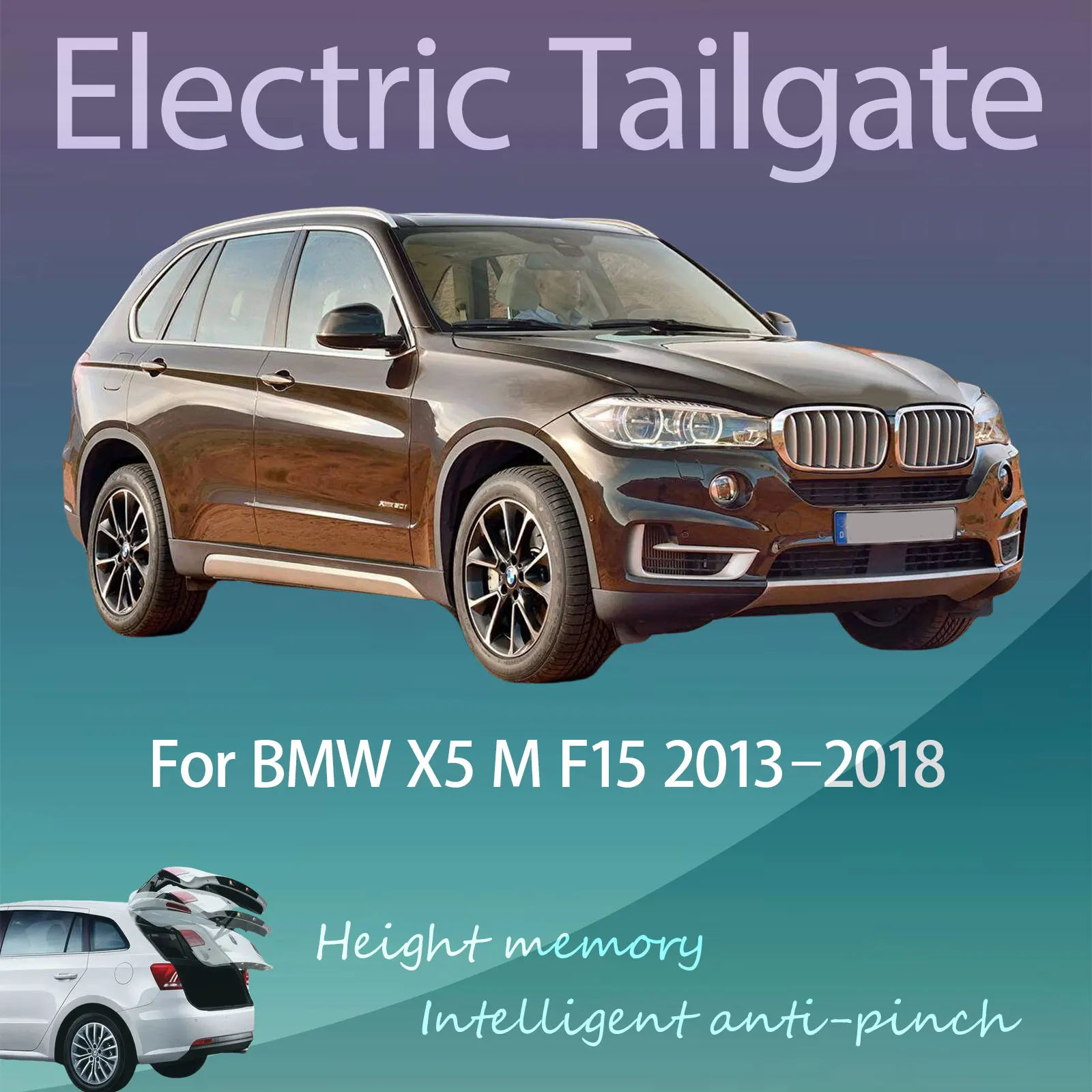 For BMW X5 M F15 2013–2018 Automatic lifting Intelligent Anti-pinch Refitting of Electric Tailgate with Sensor Trunk