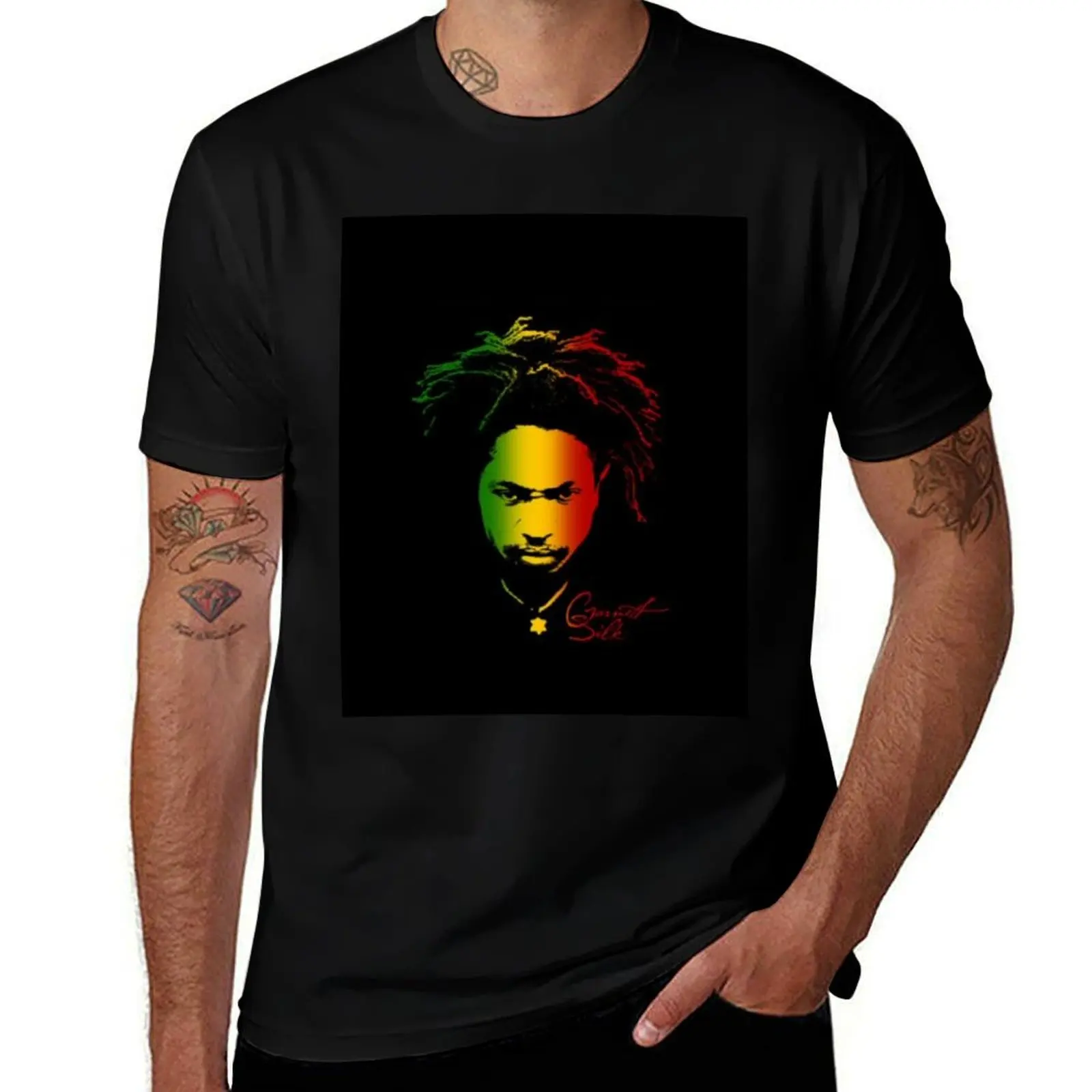 

Garnett silk rasta T-Shirt designer shirts plus size clothes summer shirt luxury t-shirt T-shirt men