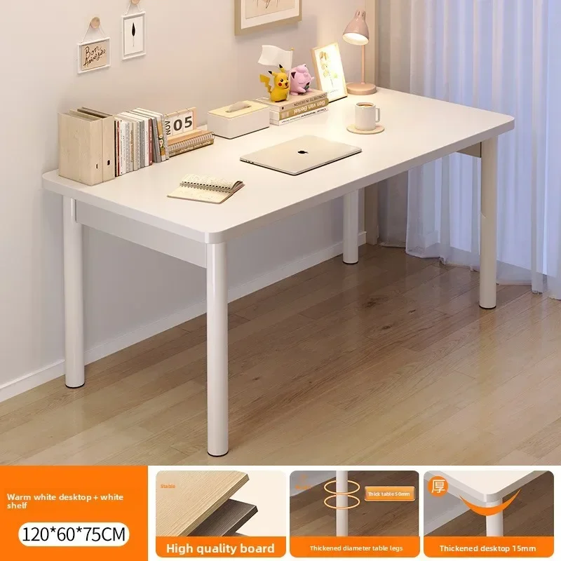 Firm Multifunctional computer desktop table Student home desk Bedroom makeup table Simple writing strip desk sturdy and durable