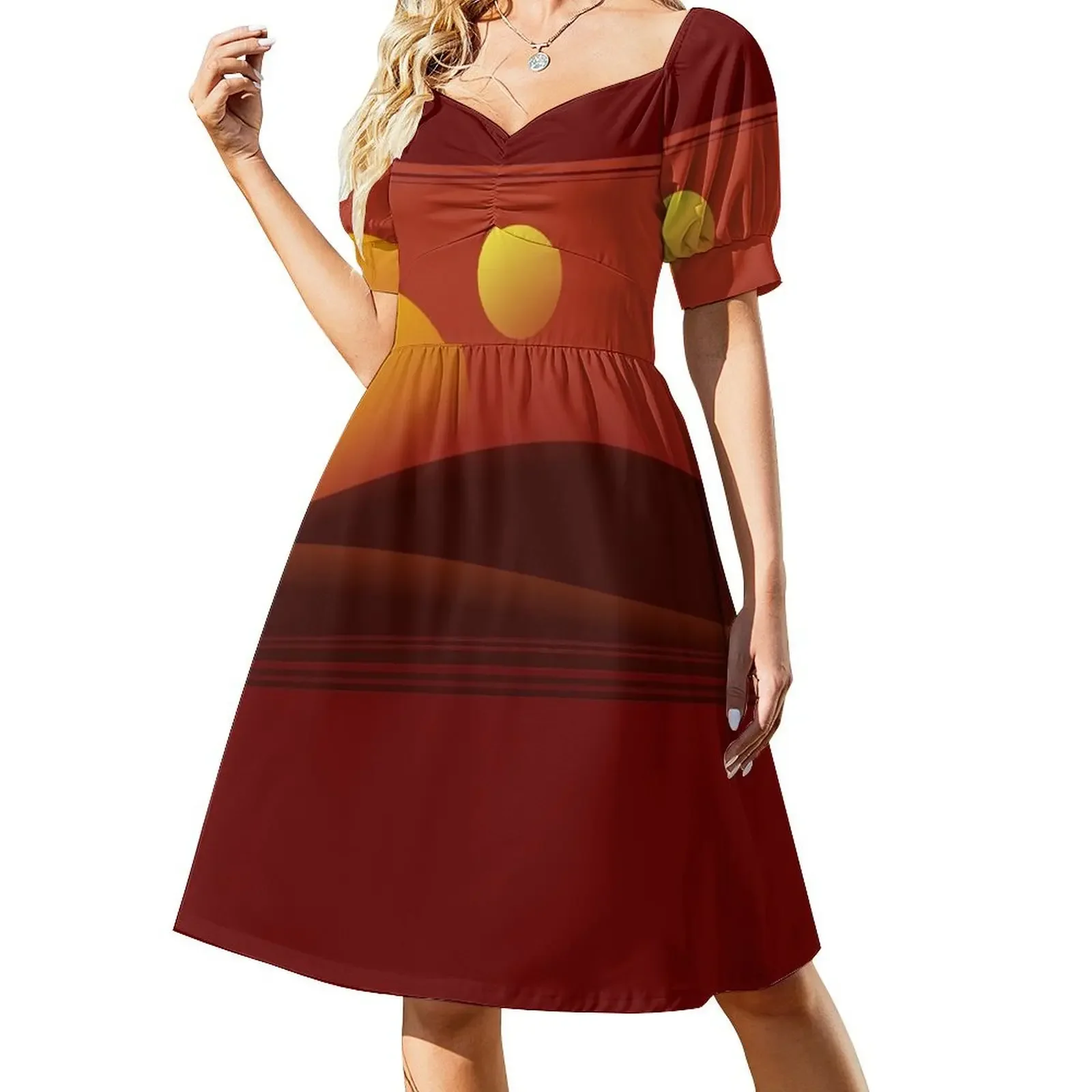 

TATOOINE SUNSET Sleeveless Dress cocktail dresses Dress woman summer dresses women 2025 Dress