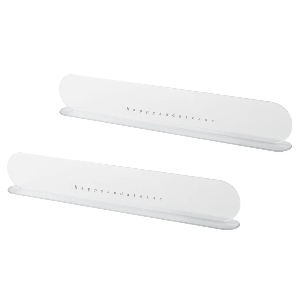 

2pcs Sink Anti-Splashing Guard Transparent Baffle Board For Kitchen Sink Dish Washing Station Suction Cup Install
