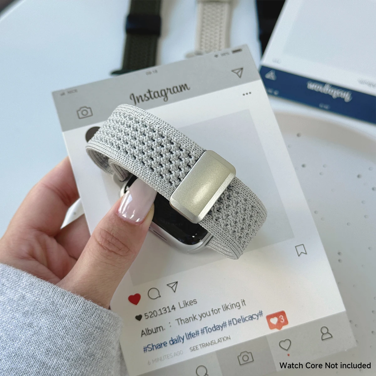 Nylonarmband für Apple Watch Ultra 3 2 Bänder 49 mm 44 mm 40 mm 41 mm 45 mm 42 mm 46 mm Magnetarmband IWatch 11 10 9 8 7 6 5 4 SE 3
