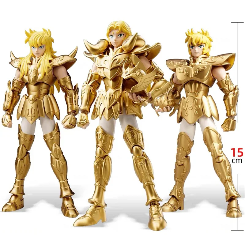 Saint Seiya Action Figure Saint Seiya-Milo Assembling figurines Saint Seiya-Mu Saint Seiya-Aiolia Limited Model Toy Gift