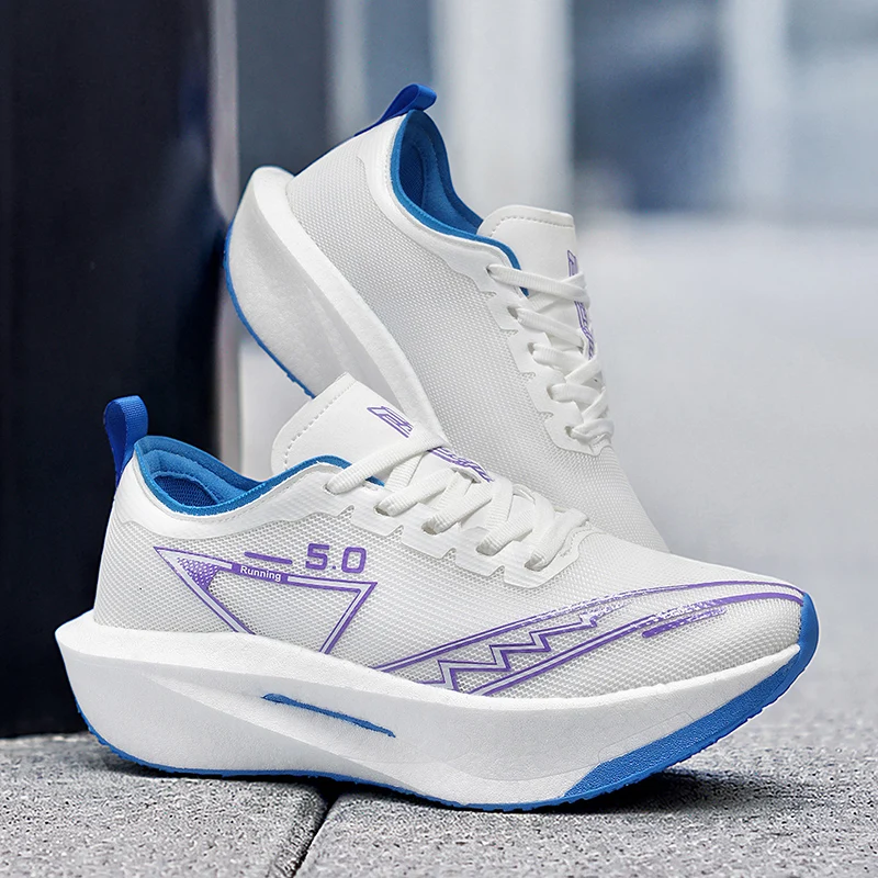 

Unisex Fashion Marathon Sneakers, Breathable Lightweight Shockproof Non-slip, Professional Outdoor Athletic Casual Running Shoes