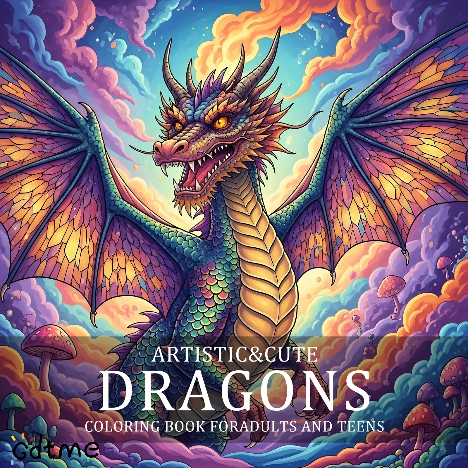 Livre de coloriage artistique aux dragons, motifs complexes et relaxants pour adultes, livre d'activités anti-stress et de pleine conscience