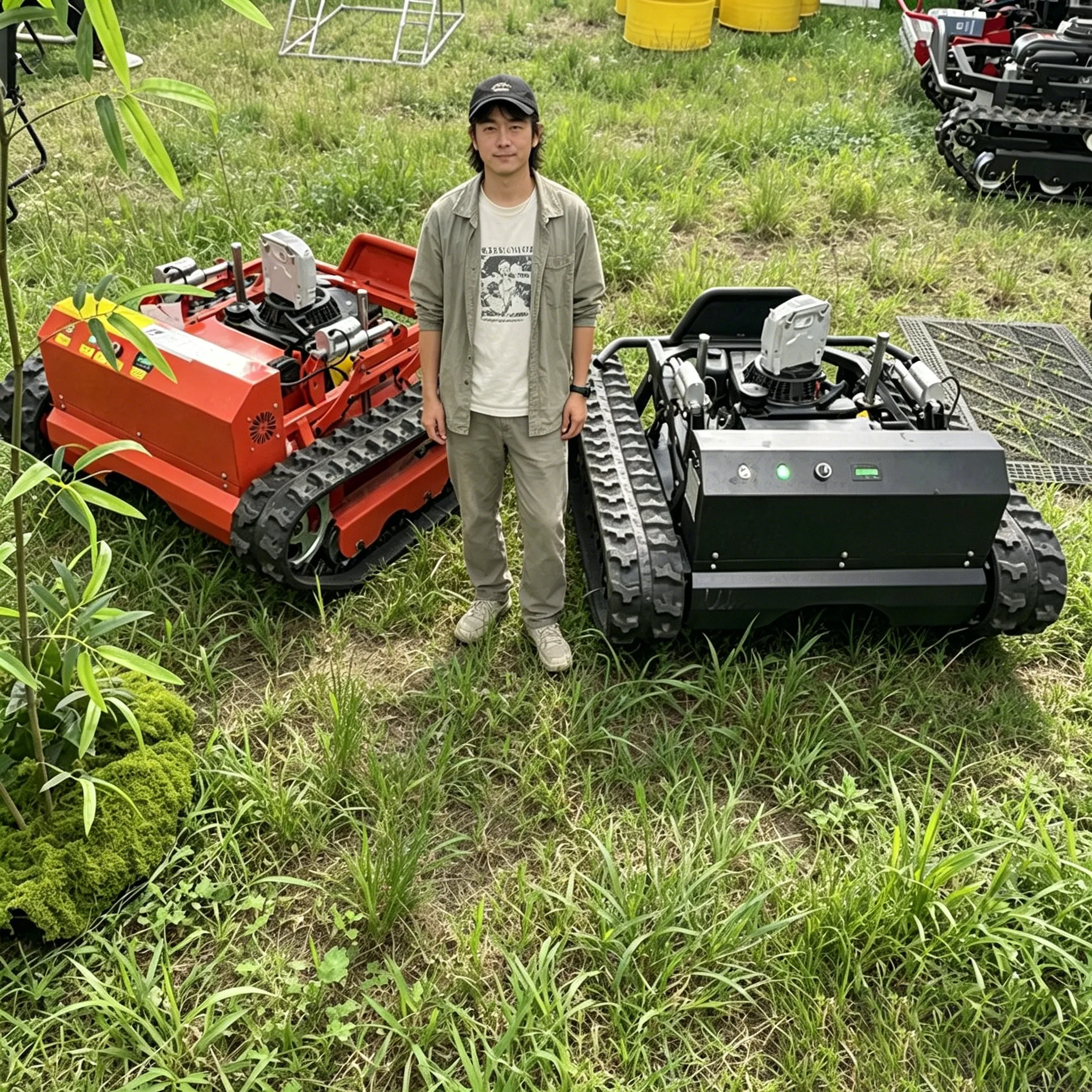 

Customized cutting width 900mm lawn mower, reducing the number of back and forth turns and saving energy consumption
