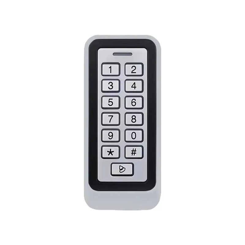 Keyboard Pengendali Akses Pintu Kantor Mandiri Logam TK4001 EM4100 125KHz ID Anti Benturan/Anti Pukulan/Tahan Debu