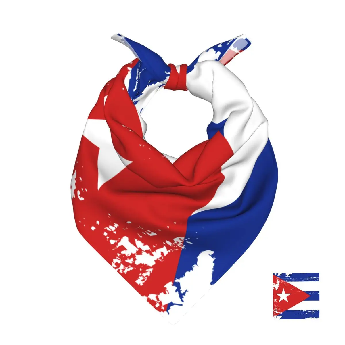 

50cm*50cm Cuba Flag Scarf Head Hair Shawl Women Designer Scarfs Square Headband