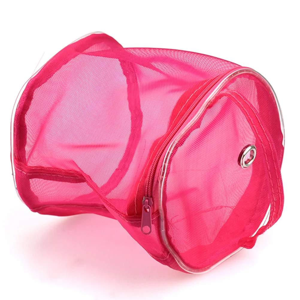 

Rose Red Knitting Yarn Storage Bag Lightweight Tote Organizer For Wool Holder Natural Material Travel Home Use Sizable S