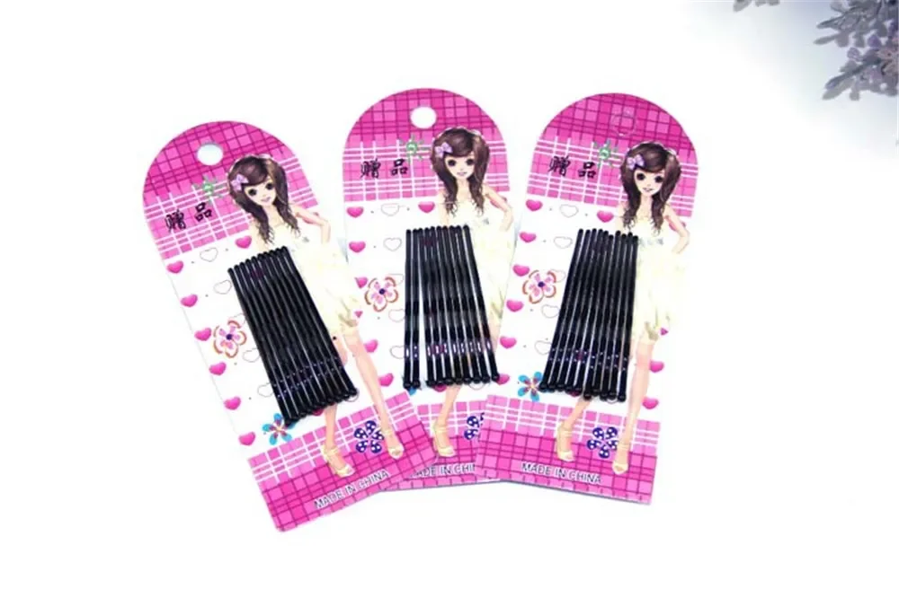 10Pcs/Set Black Hairpins For Women Hair Clip Lady Bobby Pins Invisible Wave Hairgrip Barrette Hairclip Hair Clips Accessories