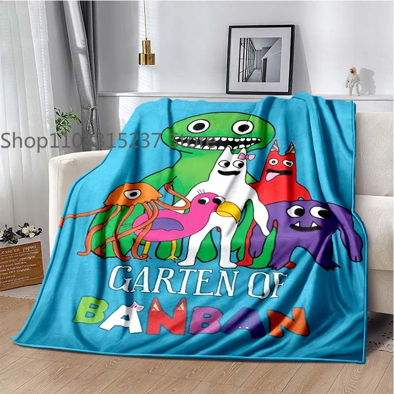 

G/arten of /BanBan Cartoon Blanket,Throw Blankets Lightweight Warm Livingroom Bedroom Sofa Bed Car,Brithday Gift