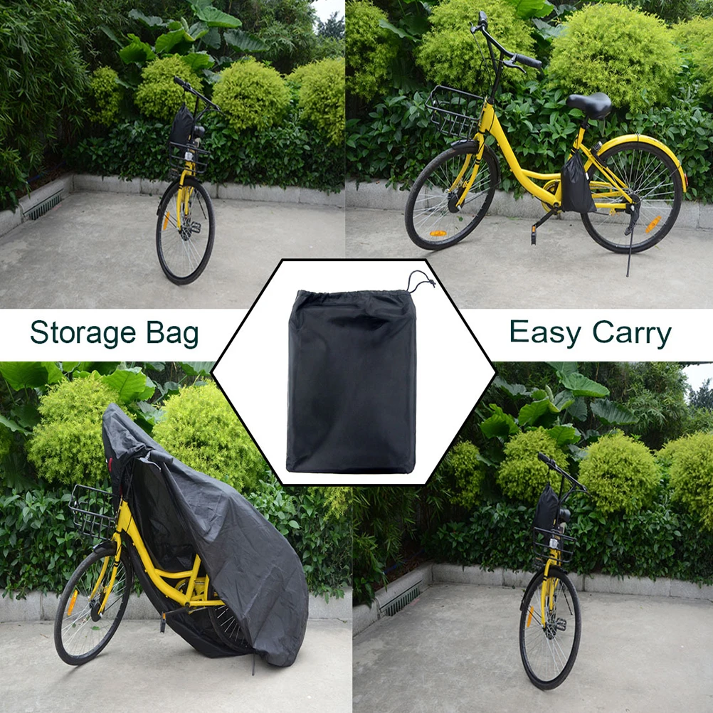 

Bike Protective Cover Dustproof Waterproof Outdoor Protector for Bicycle Transport Sun Protection Storage Solution Durable Easy
