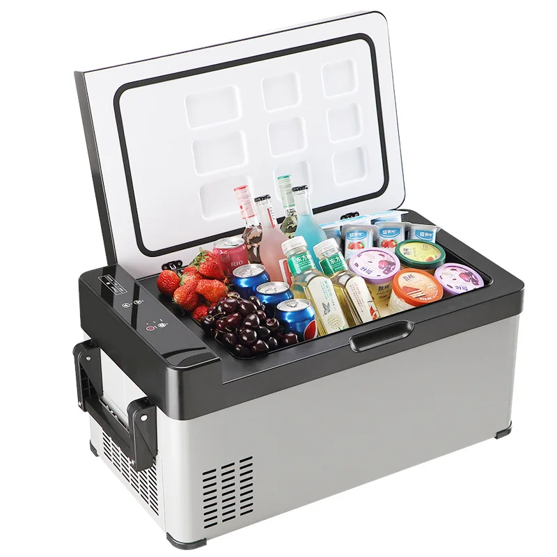 DC 12volt 16L 18L 30L 65L Mini Car Fridge Freezer with European Compressor Portable Fridge Freezer Car Refrigerator Mini Cooler