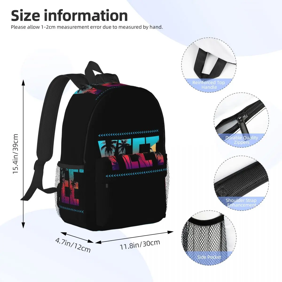 Coconut Photo Jey Uso Yeet Backpack Student BookBag Children School Bag Computer Shoulder Bags for Boys Girls