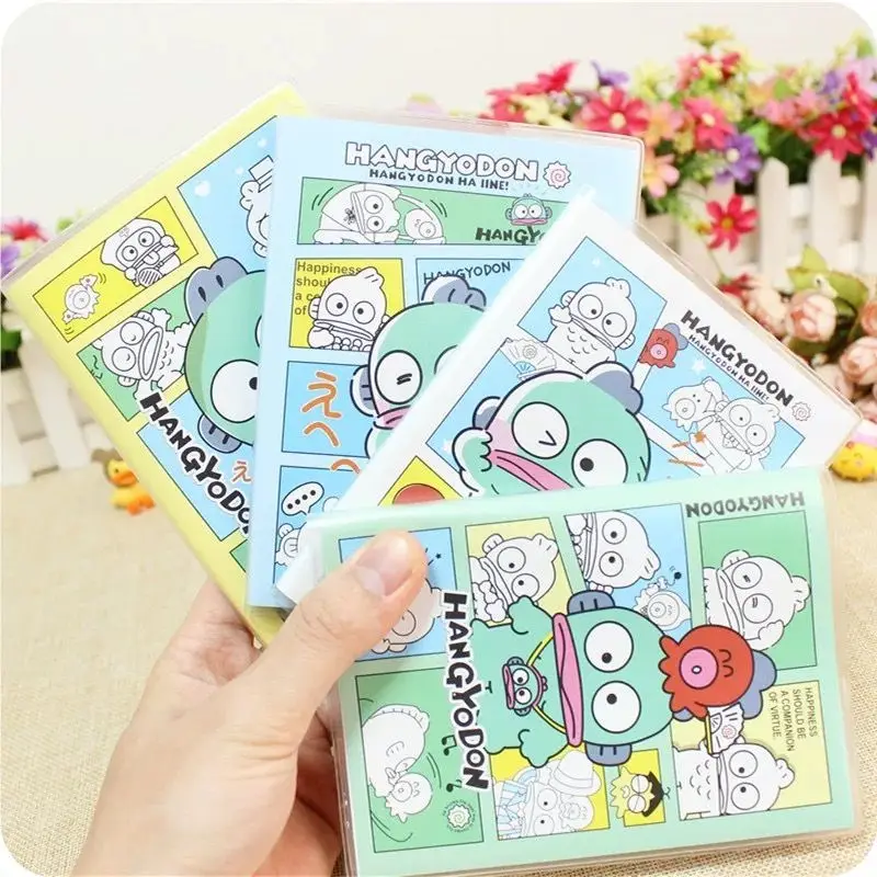 عشوائيا 2 قطعة Hangyodon الكرتون A6 دفتر الإبداع الهزلي نمط مذكرات لطيف فتاة المحمولة تحت الخط المفكرة القرطاسية الهدايا