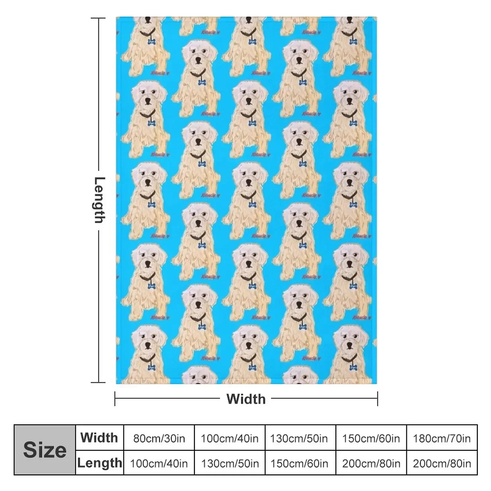 Royce The Dog Throw Blanket funny gift Decorative Throw Decorative Beds Blankets