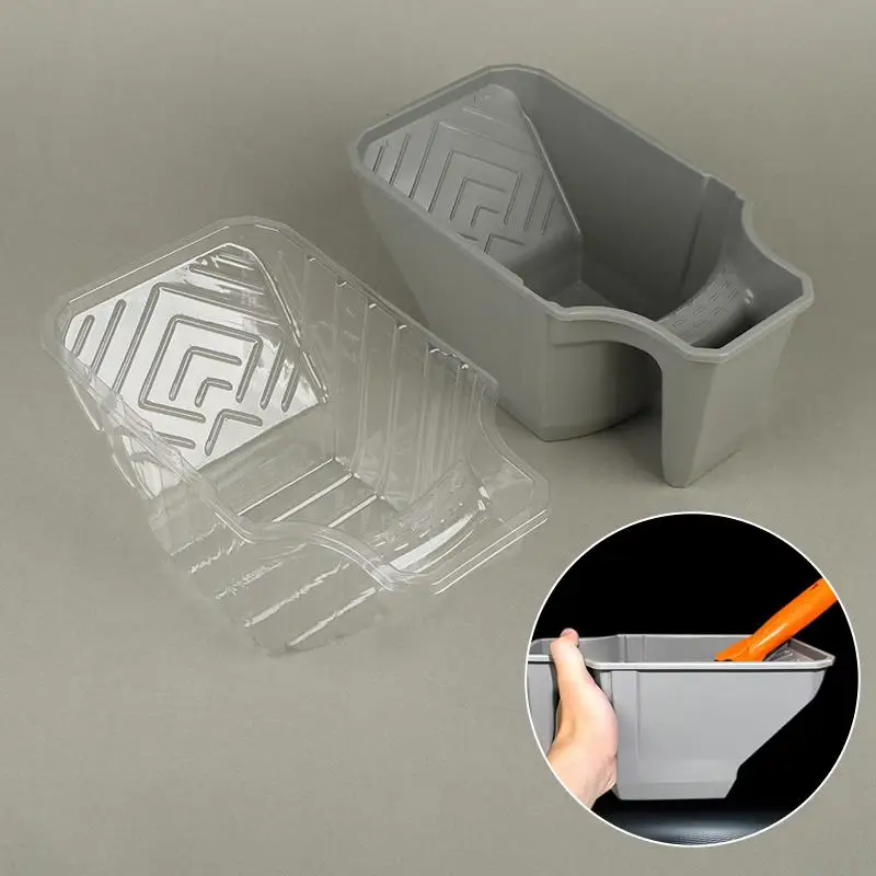 

4/10Pcs 4 Inches Disposable Color Mixing Cups With Hand Cups Environmental Protection PET Paint And Pigment Tray