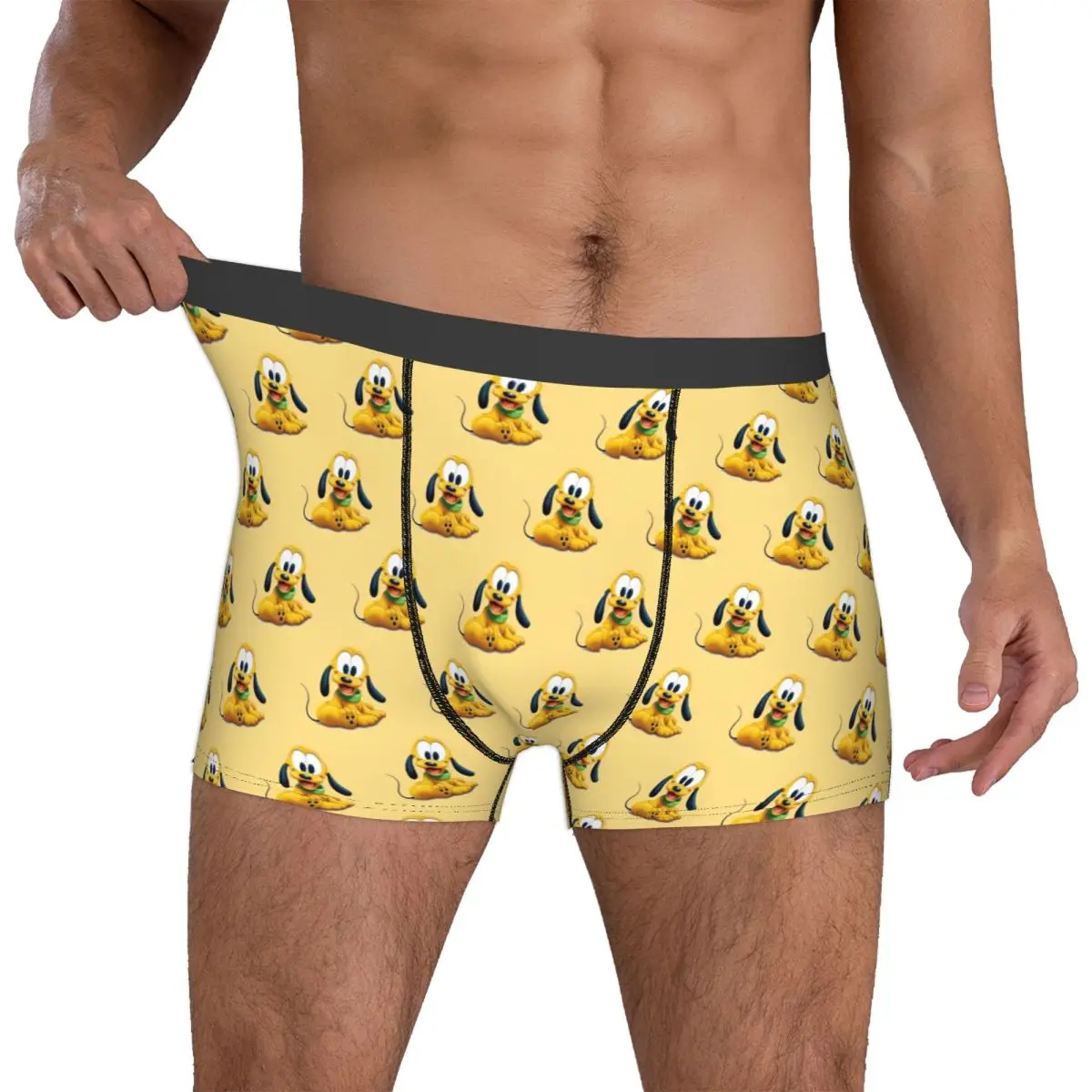 

Custom P-Plutoes Underwear Men Stretch Collage Boxer Briefs Shorts Panties Soft Underpants For Homme