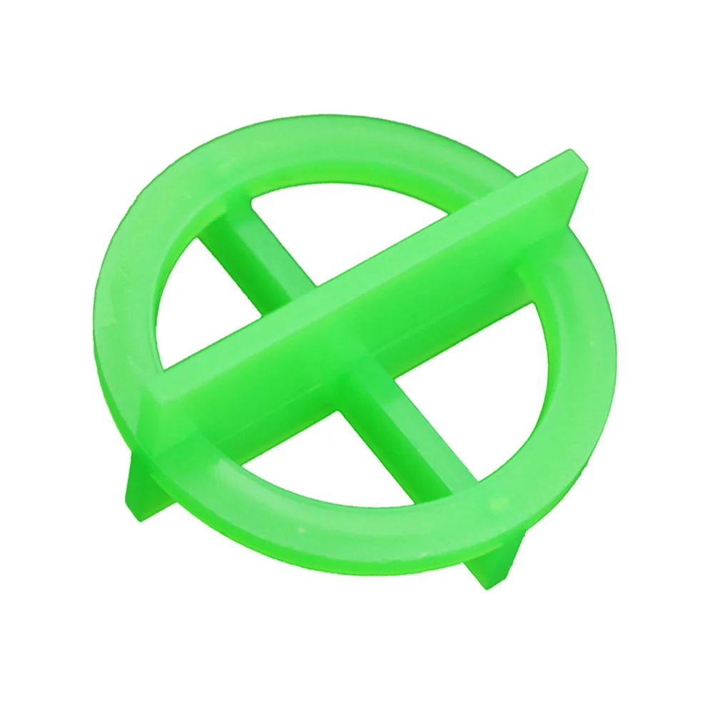 100pcs 15mm Green Cross Tile Leveling Tile Leveling System Base Spacer Flooring Tile Leveler Wall Construction Tool