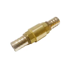 6mm 8mm 10mm 12mm 14mm 16mm 19mm 25mm 32m Hose Barb Brass Vertical Lift Spring Check Valve One Way Non-return Valve For Water