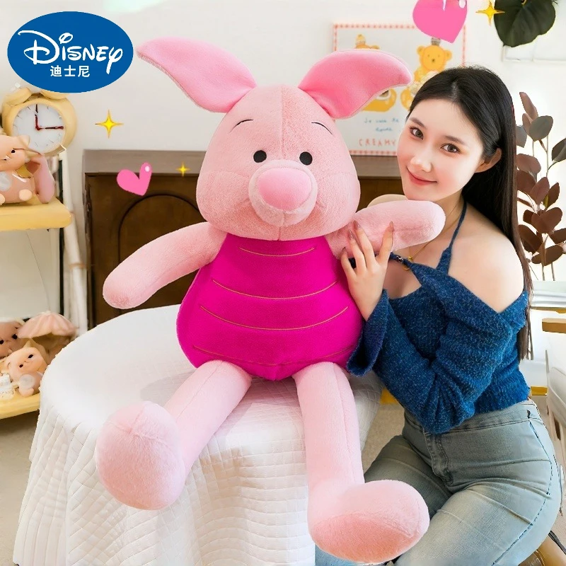 

100/120/140cm Super Big Size Piglet Disney Cartoon Anime Plush Stuffed Doll Kawaii Room Decoration Pillow Children Holiday Gift